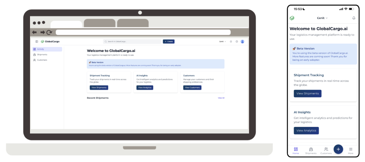 GlobalCargo.ai - Supply chain management platform